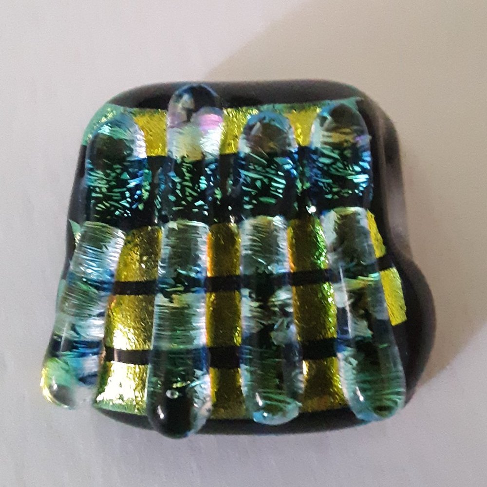 Dichroic Fused Glass Pendant